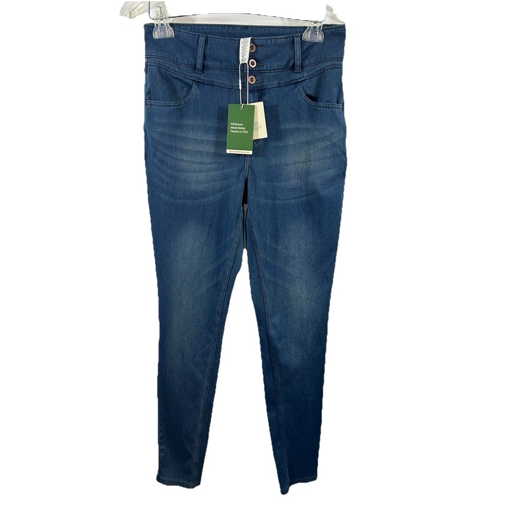 Halara Breezeful Halara Flex Denim Pants Medium Regular‎ Blue High Waist Skinny